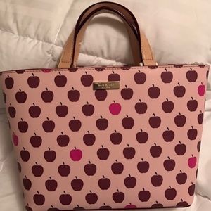 KATE SPADE ♠️ PINK n PURPLE APPLE 🍎 tote Authentic 🍎🍎🍎